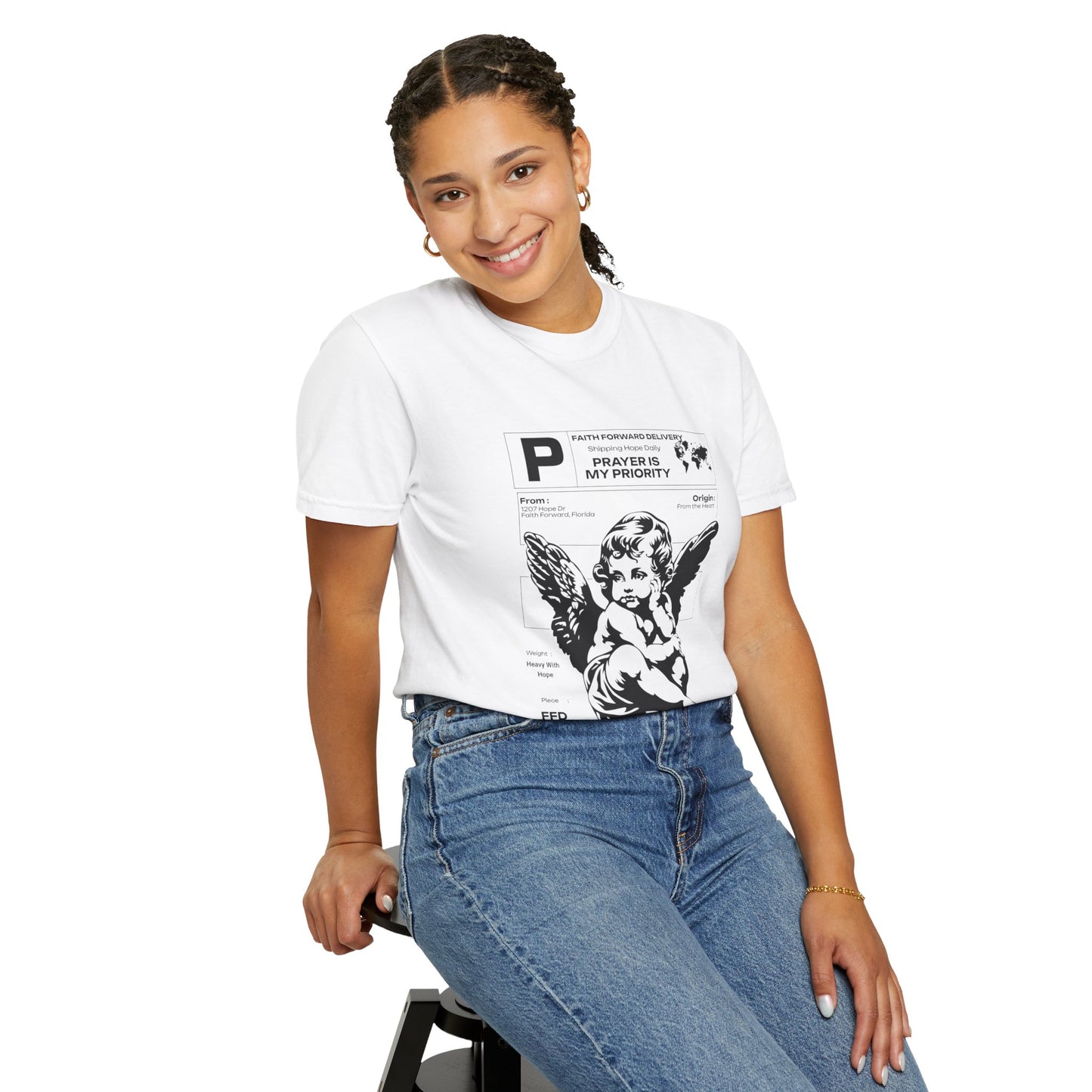 Copy of Angel Wings Unisex T-Shirt - Inspirational Vintage Tee for Faith, Faith-Based Gifts, Casual Streetwear, Spiritual Apparel