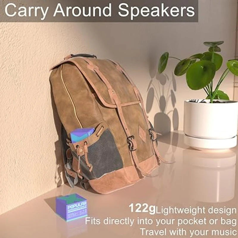 Mini Speaker with Powerful Sound Quality, Wireless Connection, Suitable for a Variety of Scenarios.