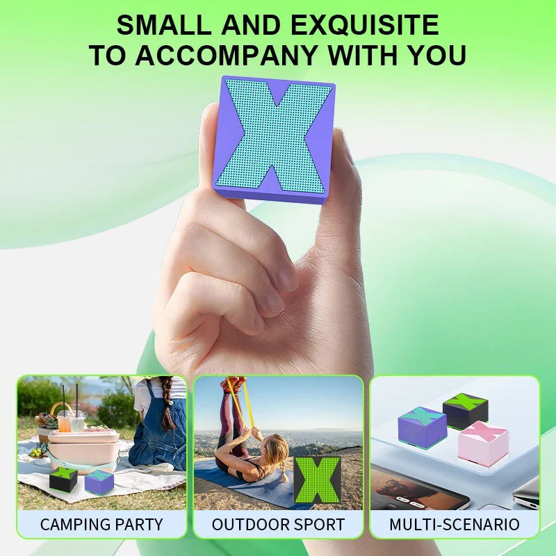 Mini Speaker with Powerful Sound Quality, Wireless Connection, Suitable for a Variety of Scenarios.